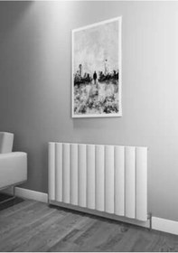 Resim Warma Kavala Yatay Alüminyum Radyatör 1040x600 Pütürlü Antrasit 7946 