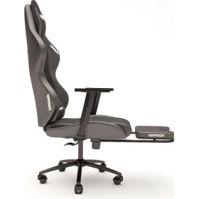 Resim Warrior Aragorn Kumaş Oyuncu Koltuğu - Siyah - Ayak Uzatmalı Bilgisayar Sandalyesi - 1598B0481 