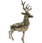 Resim Geyik Pirinç Döküm Dekoratif Obje Biblo 