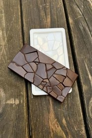 Resim Rufus Concept Parçalanmış Tablet Çikolata Silikon Mum Kalıbı 