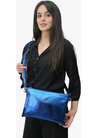 Resim Sosela 67-6016 Kadın Lavio Saks Portföy Çanta - Saks Saks Mavi 