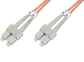 Resim Beek SC - SC Fiber Optik Patch Kablo, Multimode OM 2 50\u002F125 Duplex, 3.0mm, LSZH, 3 metre 