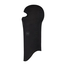Resim Buff Merino Lightweight Balaclava Solid Unisex Siyah Kar Maskesi 