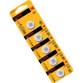 Resim Kodak Pil Cr 2032 Baskül Pili Tartı Pili Terazi Bios Para Pili Kumanda Pili 5'li 