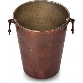 Resim Turna Bakır Adalı Buz Kovası 15 Cm El Dövme Oksit Turna2553-3 