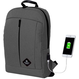 Resim My Valice Smart Bag Galaxy USB Şarj Girişli Notebook Sırt Çantası Gri 