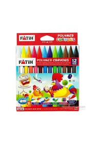 Resim Fatih Mum Pastel Boya Polymer Crayons 12 Renk 50130-F 