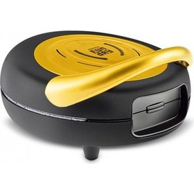 Resim Karaca Funday Çıkarılabilir Plaka Waffle Makinesi Pineapple Yellow 