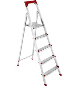 Resim İsem 4+1 Basamaklı Ekstra Kalın Metal Merdiven 