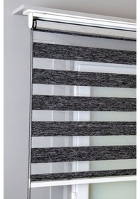 Resim Antrasit Bambu Zebra Stor Kaliteli Güneşlik Perdeler 