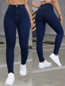 Resim Genel Markalar Kadın Yüksek Bel Dar Paça Likralı Pantolon 