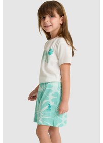 Resim U.s. Polo Assn. Kız Çocuk Beyaz Pijama Takım 50326611-vr013 