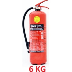 Resim Çakır 6 kg Yangın Söndürme Tüpü - Kuru Kimyevi Tozlu Abc 