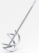 Resim NZB Alçı Boya Karıştırıcı SDS Plus 120x450 mm Spiral Karıştırma Ucu Harç Sıva Boya Alçı Mikser Aparatı 