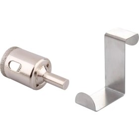 Resim Vigortrading 5 Adet Elmas Karo Delik Testere Matkap Ucu Uçları Seti 2 Adet Arka Kapı Kancası Paslanmaz Çelik Mutfak Dolabı Elbise Askısı (Yurt Dışından) 