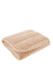 Resim Elart Velvet Bebek Yorgan (150x100 cm) Cappuccino - Cappuccino 