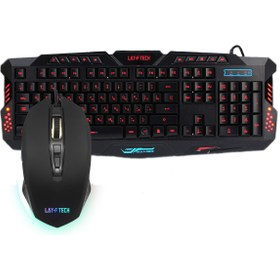 Resim layftech A868-j30 Pro Gaming Klavye Mouse Set,7 Butonlu Rgb Işıklı Oyuncu Klavye Mouse Set 