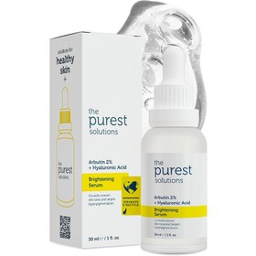 Resim The Purest Solutions Leke Gidermeye Yardımcı Cilt Tonu Eşitleyici Cilt Bakım Serumu 30 ml - Gratis 