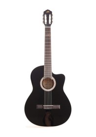 Resim Miguel Angela Ma1c-bk Cutaway Klasik Gitar - Siyah Başlangıç/orta - Kesik Kasa Alt Perdelere Kolay Erişim Cutaway , Siyah Mat Cila, Modern Tasarım Uyum: 4/4 Tam Boy Standart 