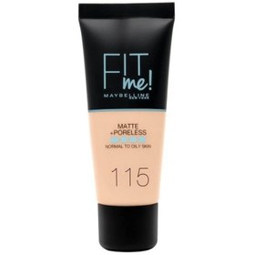 Resim Maybelline Fit Me Matte+Poreless Fondöten No: 115 30ml 