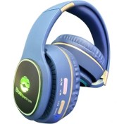 Resim Blue Spectrum Z4BT Bluetooth 5. 0 kulak Üstü LED Işıklı Kulaklık Mavi 