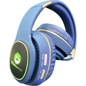 Resim Blue Spectrum Z4BT Bluetooth 5. 0 kulak Üstü LED Işıklı Kulaklık Mavi 