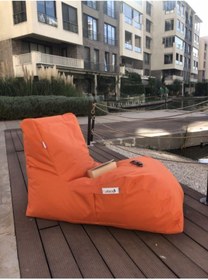 Resim Pufumo Armutland Daybed Armut Koltuk Turuncu 