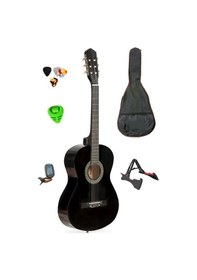 Resim Klasik Gitar Seti 4/4 - Kılıf+stand+akord Aleti+pena - Klasikgitarseti 