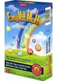 Resim Easyvit Multi Omega 3 30 Jel Tablet 