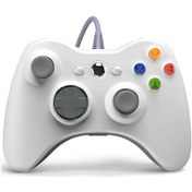 Resim Kablolu Beyaz-usb Kablolu Denetleyici Xbox 360 Gamepad Jogos Controle Win7/8/10 Pc Joystick Joypad 