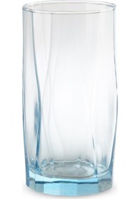 Resim İpek Mavi Cam Bardak 410 Ml Js5181-3b 