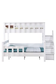 Resim Setay Mdf Profil Ranza, Deluxe Ayrılabilir Ranza - Beyaz + 2 Adet Comfort Yatak 