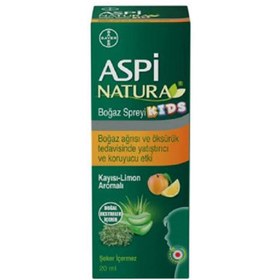 Resim Aspinatura Kids Kayısı ve Limon Boğaz Spreyi 20 ml 