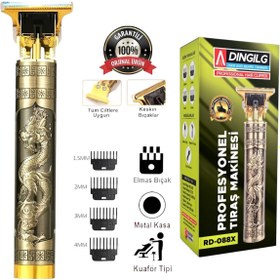 Resim Dingilg 088X Tıraş makinesi Şarjlı Saç Sakal Lazer Epilasyon Öncesi Kol Bacak Yanak Koltuk Altı Vücut 
