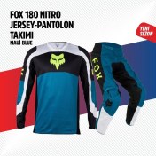 Resim Fox Siyah Mavi Jersey Pantolon Takımı 