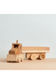 Resim ToyToy Ahşap Kasalı Tır 