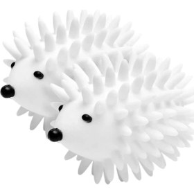 Resim 2'li Kirpi Model Tüy Toplayıcı Kırışık Önleyici Çamaşır Kurutma Topu 