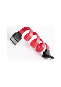 Resim 40 cm Sata Data Kablo - 90 Derece - Metal Klips - 5 Adet 
