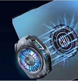 Resim electroawm Hava Soğutmalı Cep Telefon Soğutma Fanı Uyumlu Radyatör Soğutucu Tüm Telefonlara 