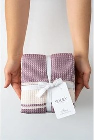 Resim Soley | İzay |%100 Pamuk Mutfak Havlu Seti Lila 