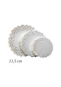 Resim Dantelli Kağıt Doyley Bardak Altı 11,5 Cm - 50'li 