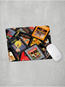 Resim Panorama Ajans Atari Retro Kaset Oyunlar Mouse Pad 