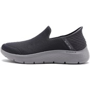 Resim Skechers Go Walk Flex-slip-ins Memory Foam Mens Sneaker Grey Hafızalı Taban Erkek Günlük Spor Ayakka 