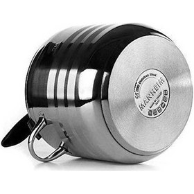 Resim Manheim Paslanmaz Çelik Düdüklü Tencere 7 L Gri 