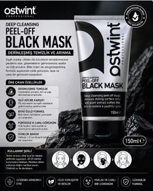 Resim Professional Peel Off Black Mask 150 Ml Siyah Maske Derin Temizleyici Soyulabilir Yüz Maskesi 