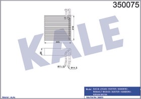 Resim EVAPORATOR MICRA LHD KALE 350075 