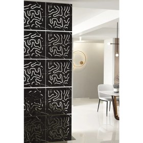 Resim Kayasan Ahşap Kayasan ® Lazer Kesim Sarkıt Paravan, Ahşap Seperatör, Oda Ayırıcı 4'lü Panel Levha Seti 
