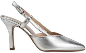 Resim HOTİÇ Kadın Deri Lame Arkası Açık Stiletto 