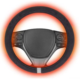 Resim Springsun 12v Isıtmalı Direksiyon Kılıfı - Hızlı Isınma, Konforlu Ve Güvenli Sürüş 14.5-15.5 İnç Diğer 