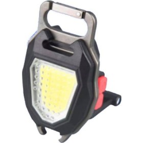 Resim Oloey 2023 Mini Led Alüminyum El Feneri Çakmak - Siyah 
